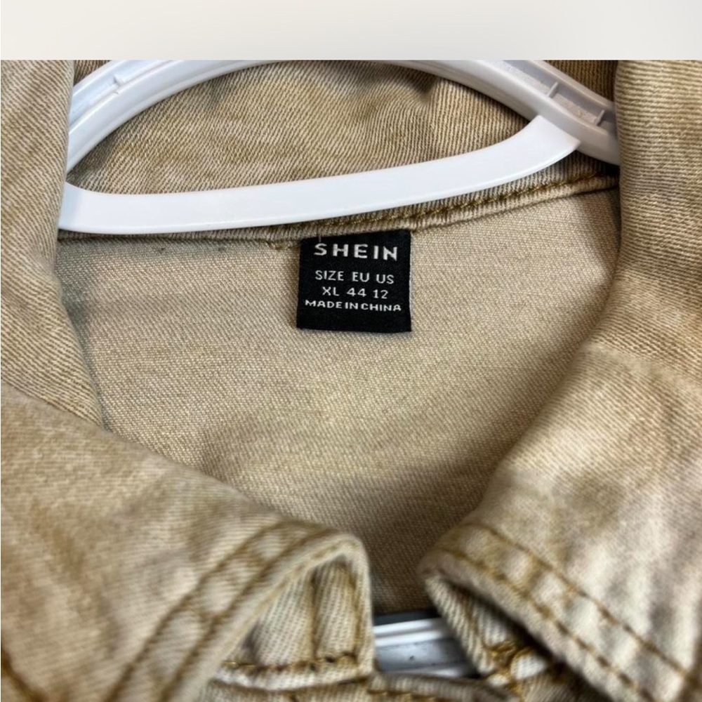 SHEIN Beige Casual Jacket